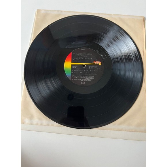 University Of Wisconsin Concert Band Raymond Dvorak Souvenir Recording 1966 Tour - Picture 4 of 7